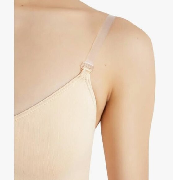 Capezio womens Camisole Leotard With Clear Transition Straps, Small - Picture 3 of 9